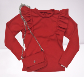 FRKU6507 topje   ROOD  (6pcs).