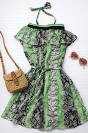 FRCH095 jurk  mintgroen (7pcs)..