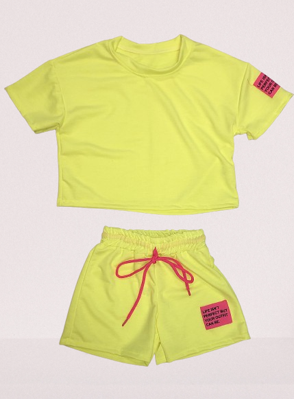 FRKU9829 set  FLUOR GEEL ( 6pcs)