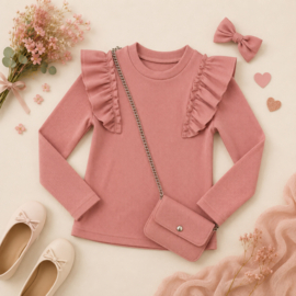FRKU6507 trui ZACHT ROZE  (6pcs).