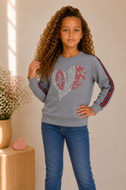 FRKS8178 Sweater grijs (6pcs).