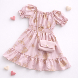 FRKU7120 jurk ROZE ( 6pcs)