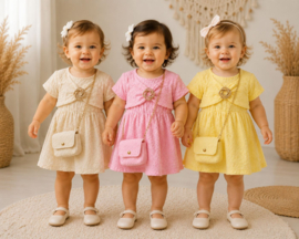 FRKUBB526 jurk BEIGE (6pcs)