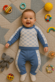 ZMB2578 set BLAUW  ( 4pcs)