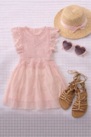 FRNS1049 jurk ROZE  (6pcs)