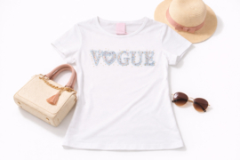 ZM5348 shirt  wit/aqua  (7pcs)