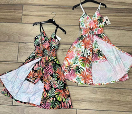 FRKU9797 jurk/jumpsuit  WIT ( 6pcs)