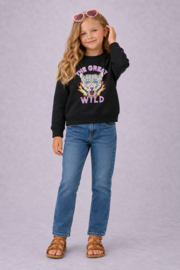 FRKU7660 sweater  ZWART (6pcs)