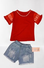 ZMCN012 set  ROOD  ( 4pcs)