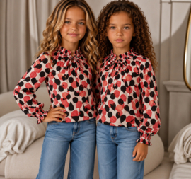 ZM5282  shirt polokraag  HEARTS  (7pcs).