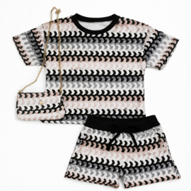 FRKU9876 set  BLACK  ( 6pcs)