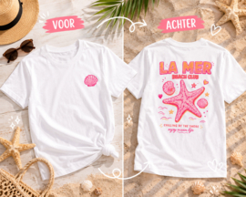 ZM1111 la mer shirt WIT ( 6pcs)