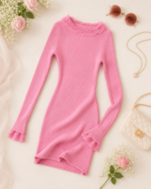 FRYY948  jurk ROZE (6pcs).