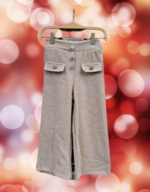 FRHS7602 Ribbroek  BEIGE   ( 6pcs)