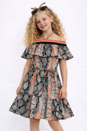 FRCH095 jurk koraal  (7pcs)..