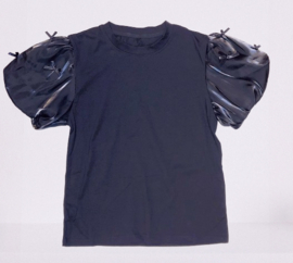ZMCN8233 strik shirt ZWART (5pcs)