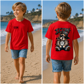ZM1133 shirt  ROOD ( 7pcs)