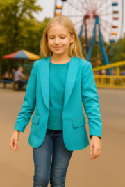 FRKU9192 Blazer  Aqua ( 6pcs)
