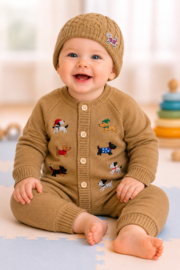 ZMB8953 onesie CAMEL ( 4pcs)