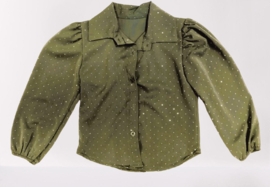 FRKU9225 blouse ARMYGREEN  ( 6pcs)