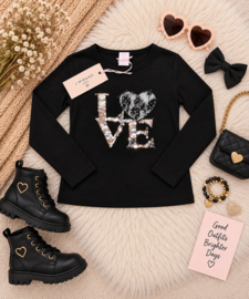 ZM5323 shirt ZWART/WIT  (7pcs)