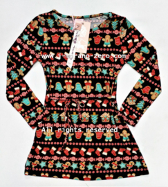 ZM5196 jurk zwart (6pcs)