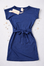 ZM5195 jurk blauw (6pcs)