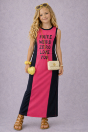 ZM3827 pink jurk (6pcs)