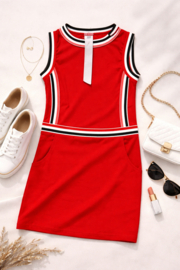 ZM5113 jurk rood (6pcs)