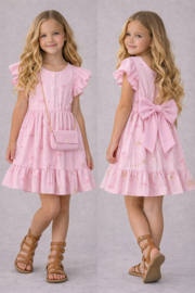 FRKU9068 jurk ROZE (6pcs)