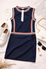 ZM5113 jurk navy (6pcs)