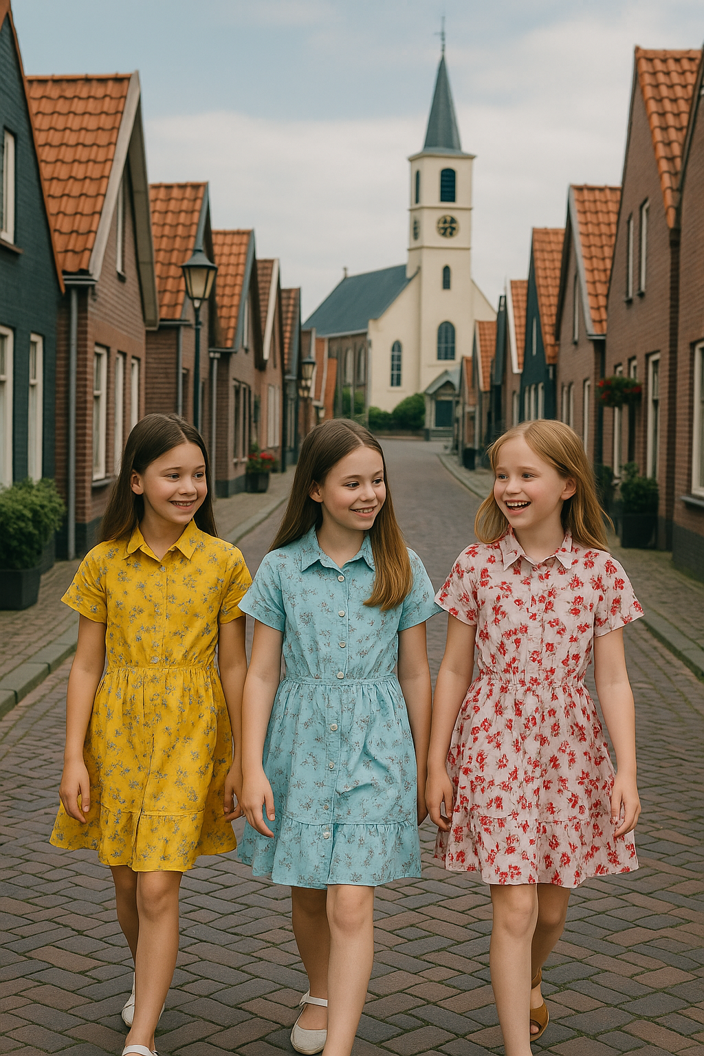 FRPA02 jurk GEEL  (6pcs)