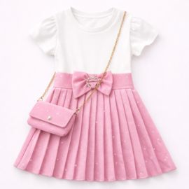 FRKU70512 jurk ROZE ( 6pcs)