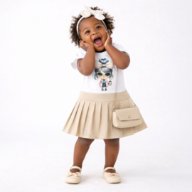 FRKUBB508 jurk BEIGE ( 6pcs)