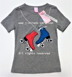 ZM3907 rollerskateshirt grijs (7pcs)