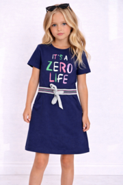 ZM5068 jurk KM  NAVY  (6pcs)