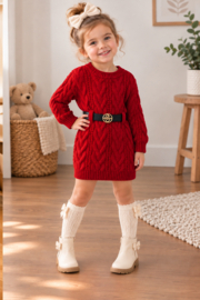 FRBK7008BB jurk ROOD ( 6pcs)