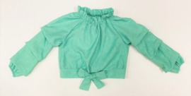 FRKU3289 blouse GROEN (6pcs)