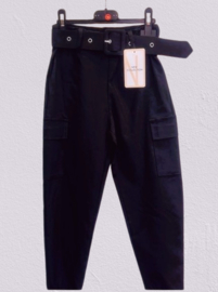 FRKU563 cargobroek ZWART ( 6pcs)
