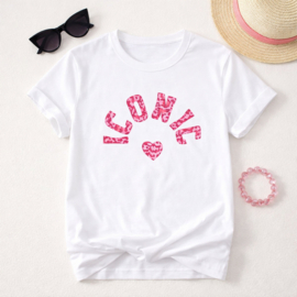 FRKU3870 T shirt  ROZE  ( 6pcs)