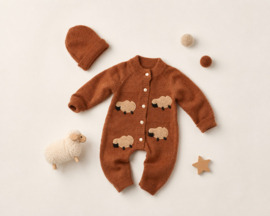 ZMB8990 onesie  CAMEL ( 4pcs)