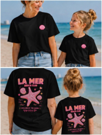 ZM1111 la mer shirt ZWART ( 6pcs)