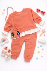 ZMCN3000 joggingset  koraal  (4pcs)