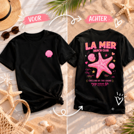 ZM1111 la mer shirt ZWART ( 6pcs)