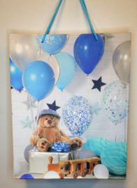 Cadeau tasjes BLUE BEAR  (6pcs)