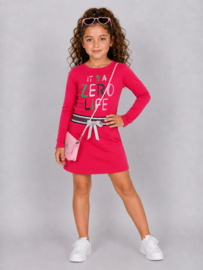 ZM5068 jurk fuchsia (6pcs)