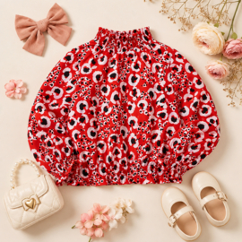 ZM5155 BLOUSE RED (7pcs)