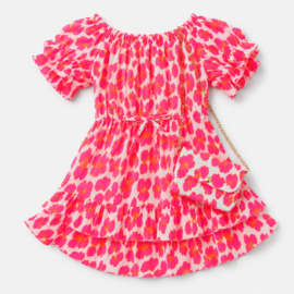 FRKU7122 jurk  ROZE ( 6pcs)