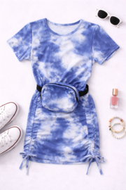 FRart3999 jurk BLAUW  (6pcs)