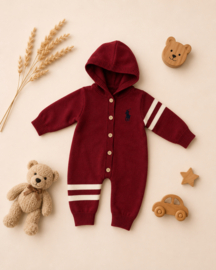 ZMB60911 onesie  BORDEAUX  ( 4pcs)
